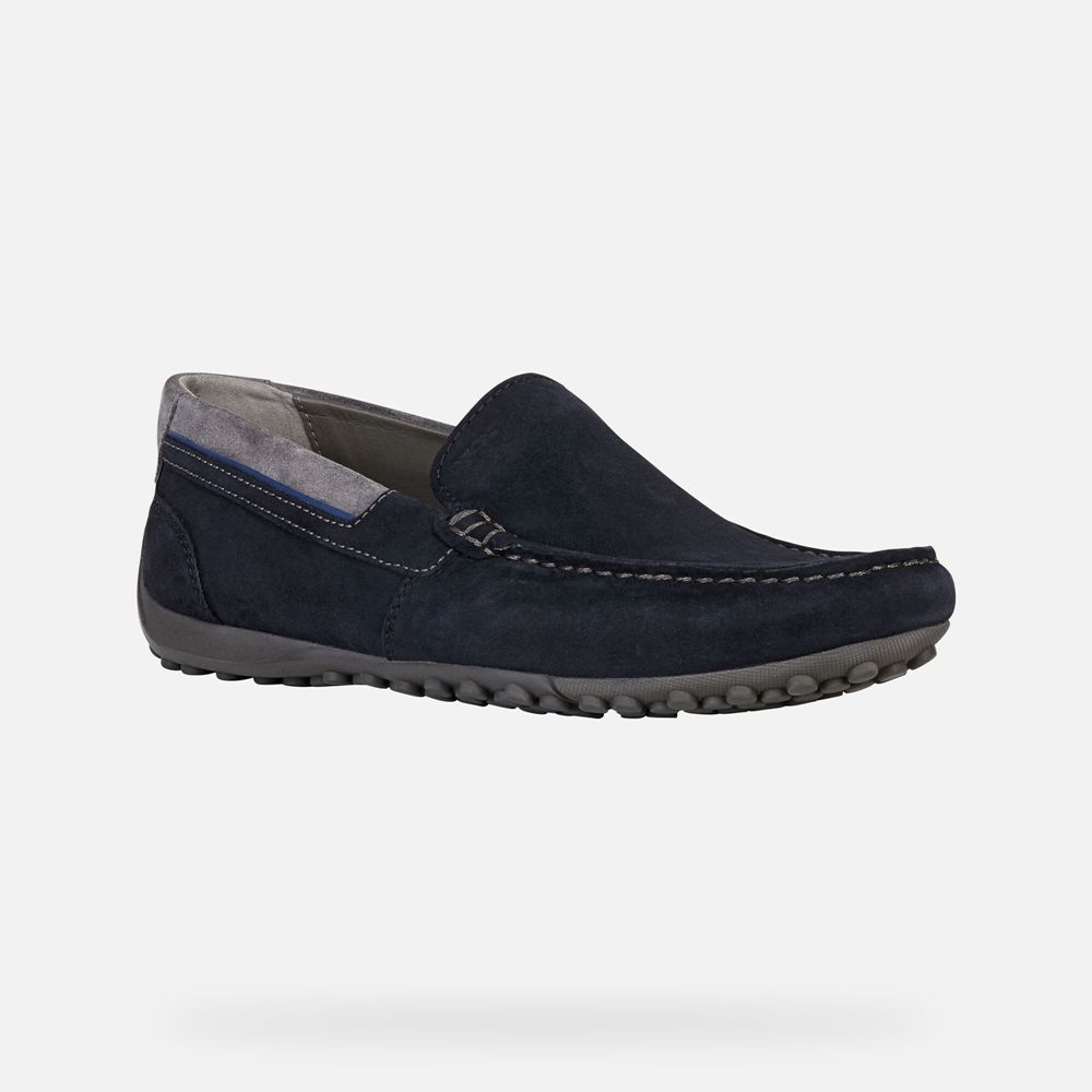 Mocassin Geox Snake - Bleu Marine - Homme 486130-GQJ